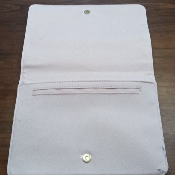 Valentino Perfume Pink Canvas Clutch - Picture 5 of 6